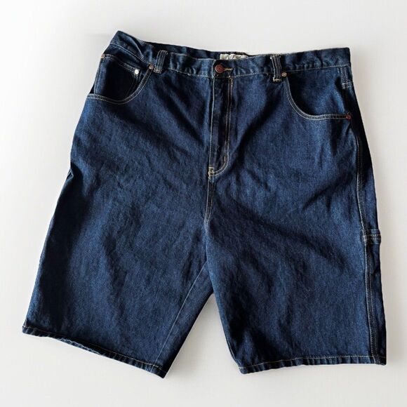 Fuse Jeans Wear Carpenter Denim Jean Shorts Jorts Men's Size 40 Hip Hop Y2K 90s - Picture 1 of 8